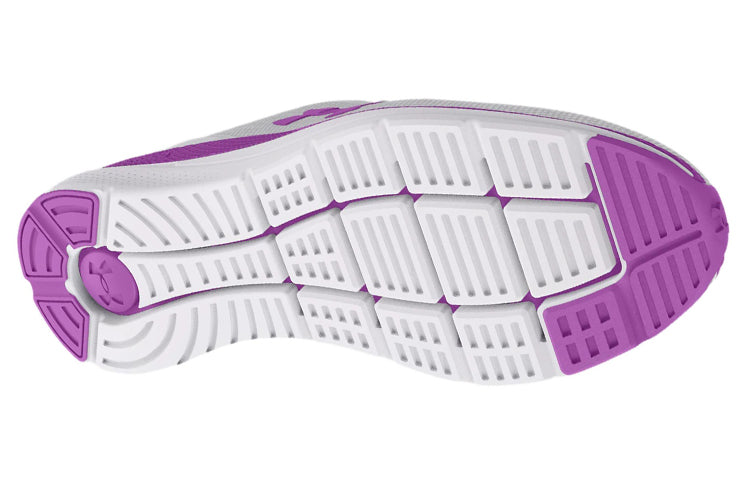 (WMNS) Under Armour Charged Impulse 2 Knit 'Grey Mega Magenta' 3024886-104