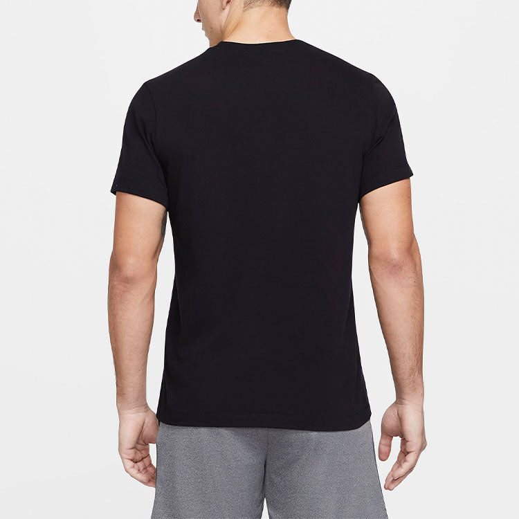 Nike Dri-fit Casual Sports Training Short Sleeve Black DA0656-010