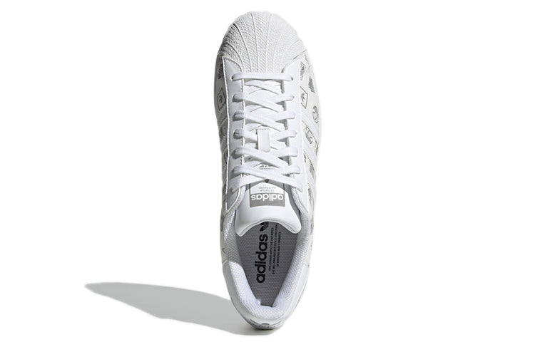 adidas originals Unisex Superstar Sneakers Silver/Grey GX8413