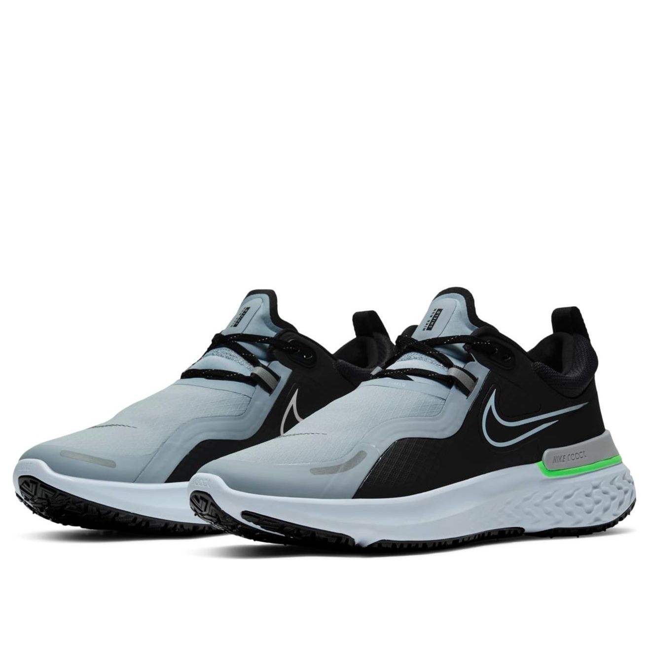 Nike React Miler Shield 'Gray Black Green' CQ7888-003