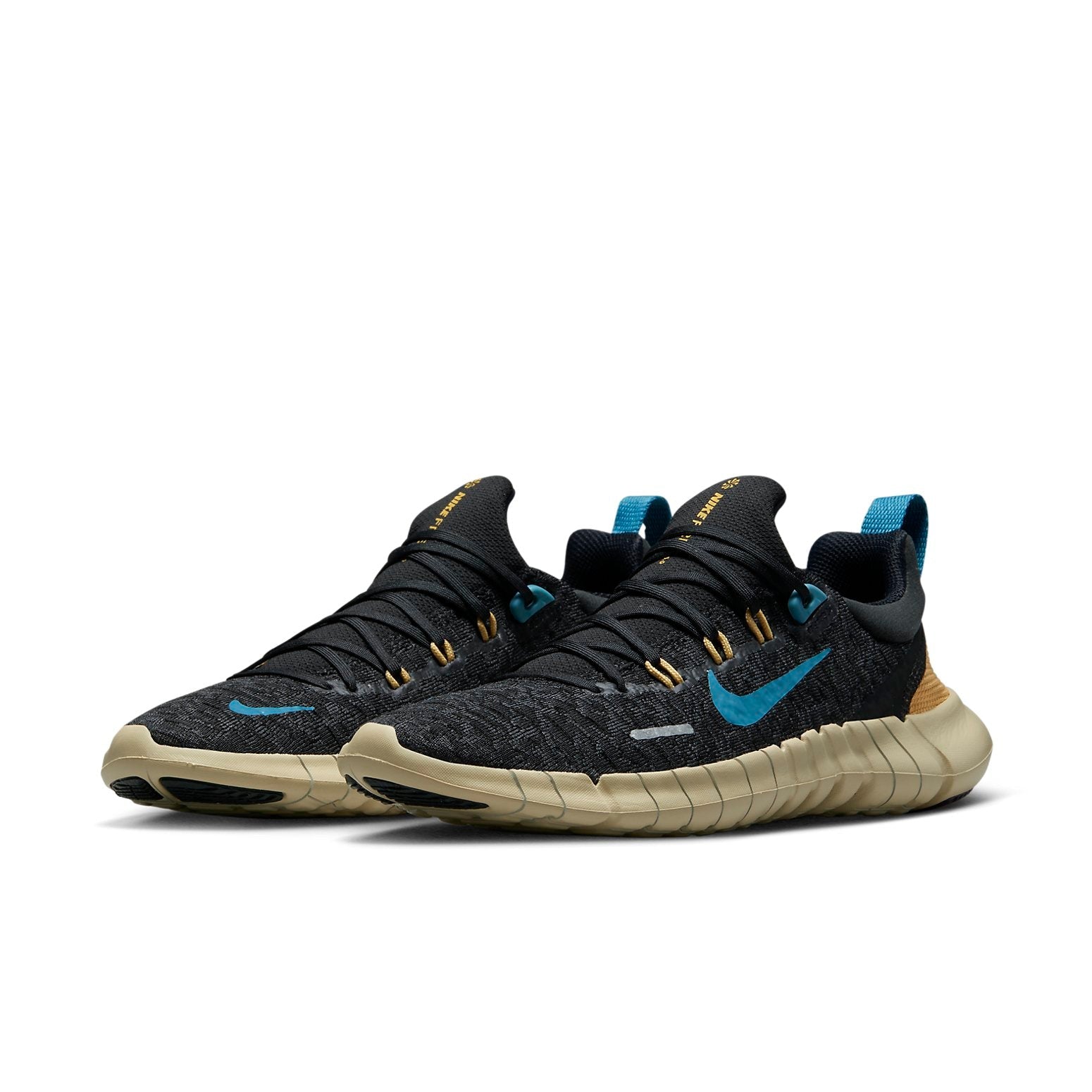 (WMNS) Nike Free Run 5.0 Next Nature 'Black Noise Aqua' CZ1891-008