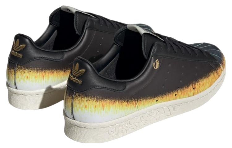 adidas originals Superstar 80s x Han Meilin 'Black Yellow Orange' ID4385