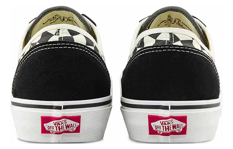 Vans Style 136 Decon Vr3 SF Casual Low Top Skateboarding Shoes Unisex Black White Grid  VN0A4BX91KP