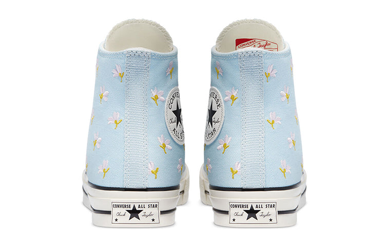 (WMNS) Converse Chuck 70 High 'Embroidered Floral Print - Chambray Blue' 570917C