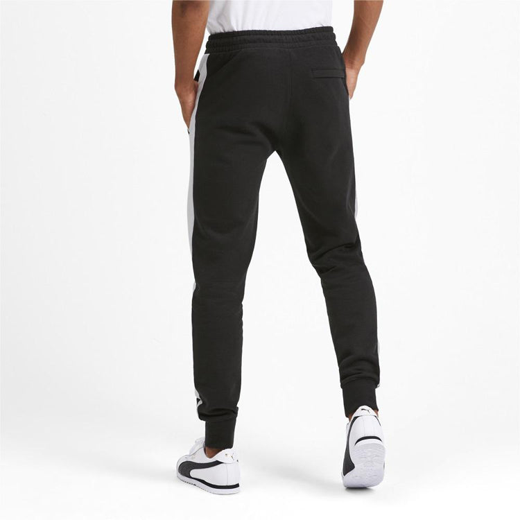 PUMA Iconic T7 Track Pants 'Black White' 595983-01