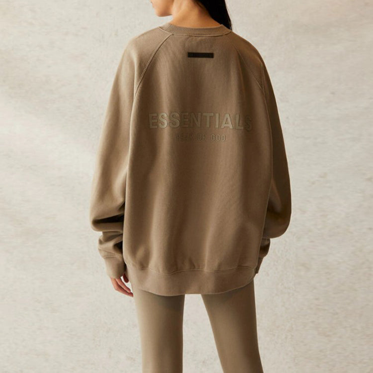 Fear of God Essentials SS21 Pull-Over Crewneck Moss FOG-SS21-580