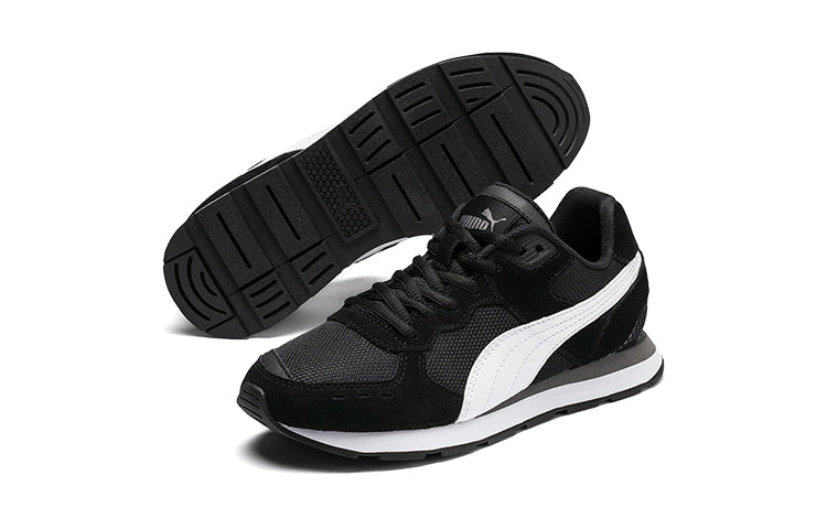 (GS) PUMA Vista Low Top Running Shoes Black/White 369539-01