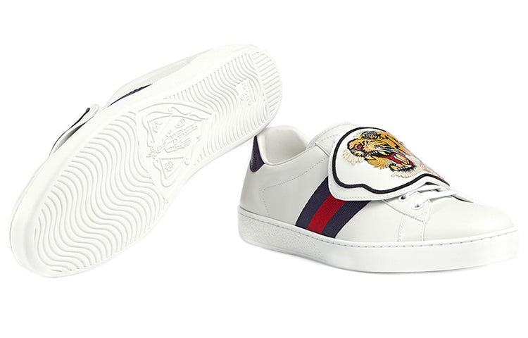 Gucci New Ace 'Tiger Strap' 477102-DOP80-9182