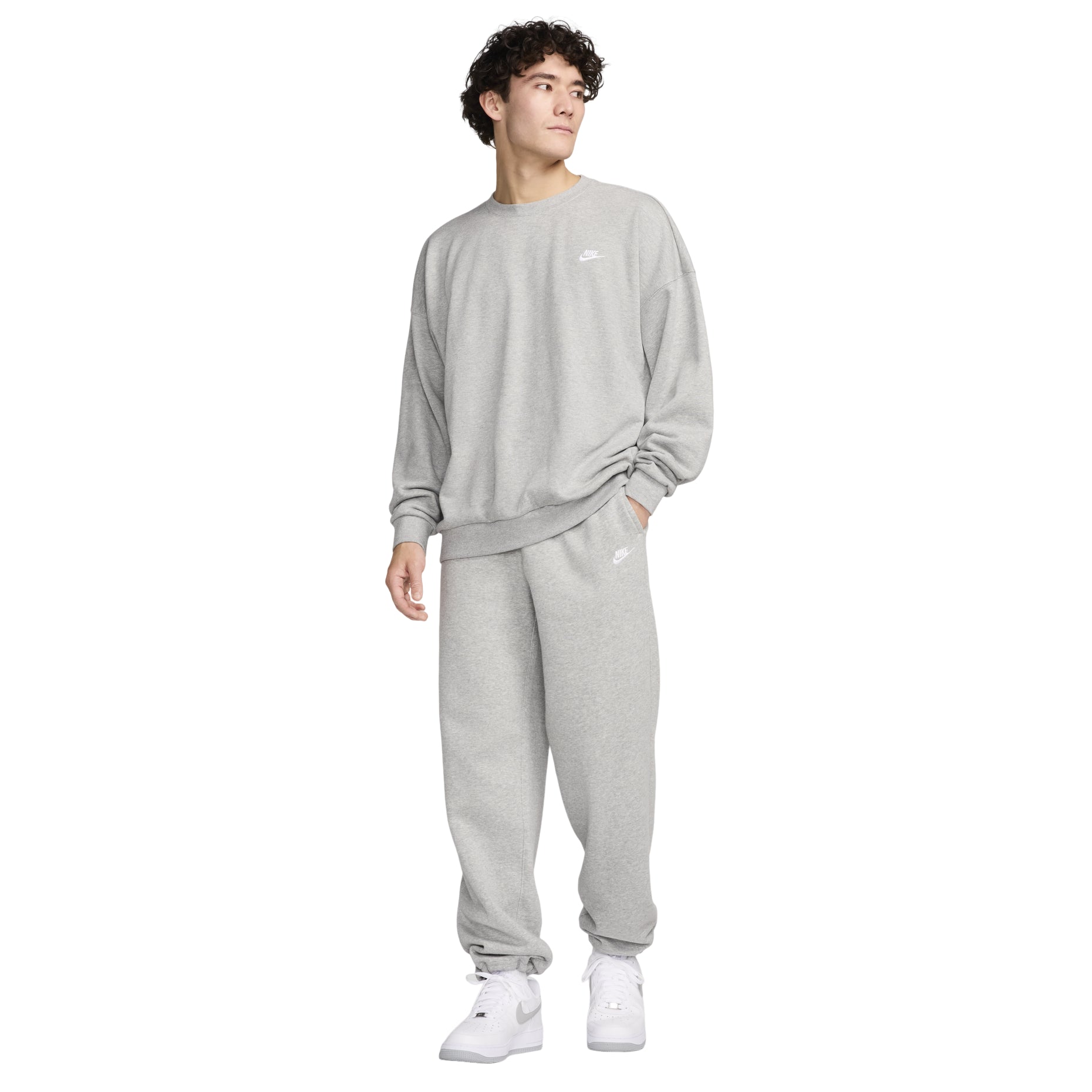 Nike Club Fleece Asia Sizing 'Grey' HJ1820-063