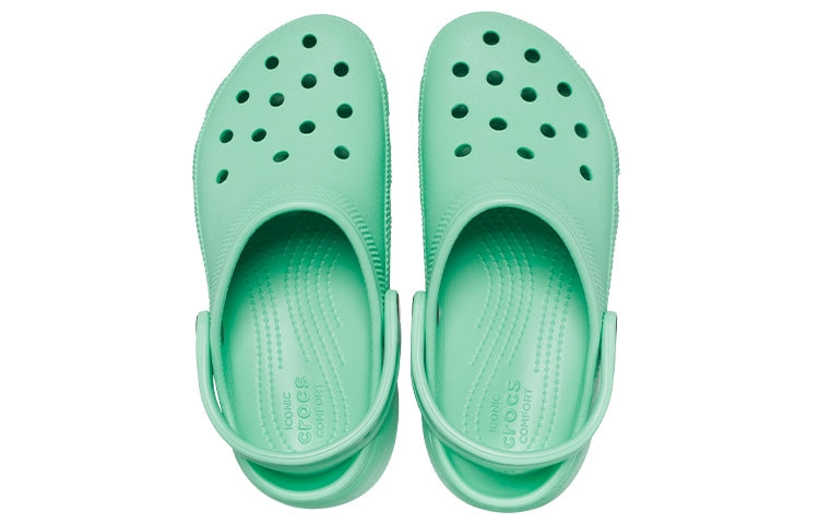 (WMNS) Crocs Classic Platform Clog 'Jade Stone' 206750-3UG