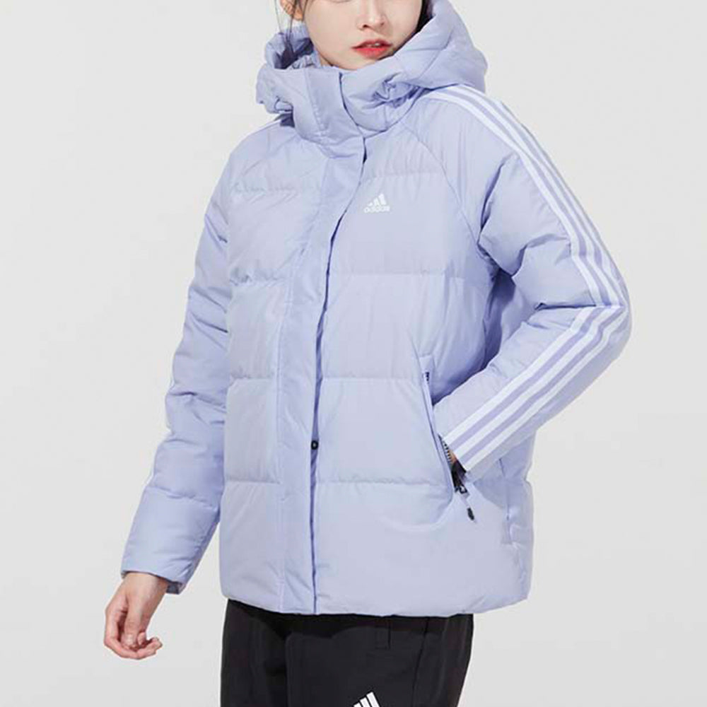 (WMNS) adidas Faux Suede Puffy Down Jacket Asia Sizing 'Purple' H20811