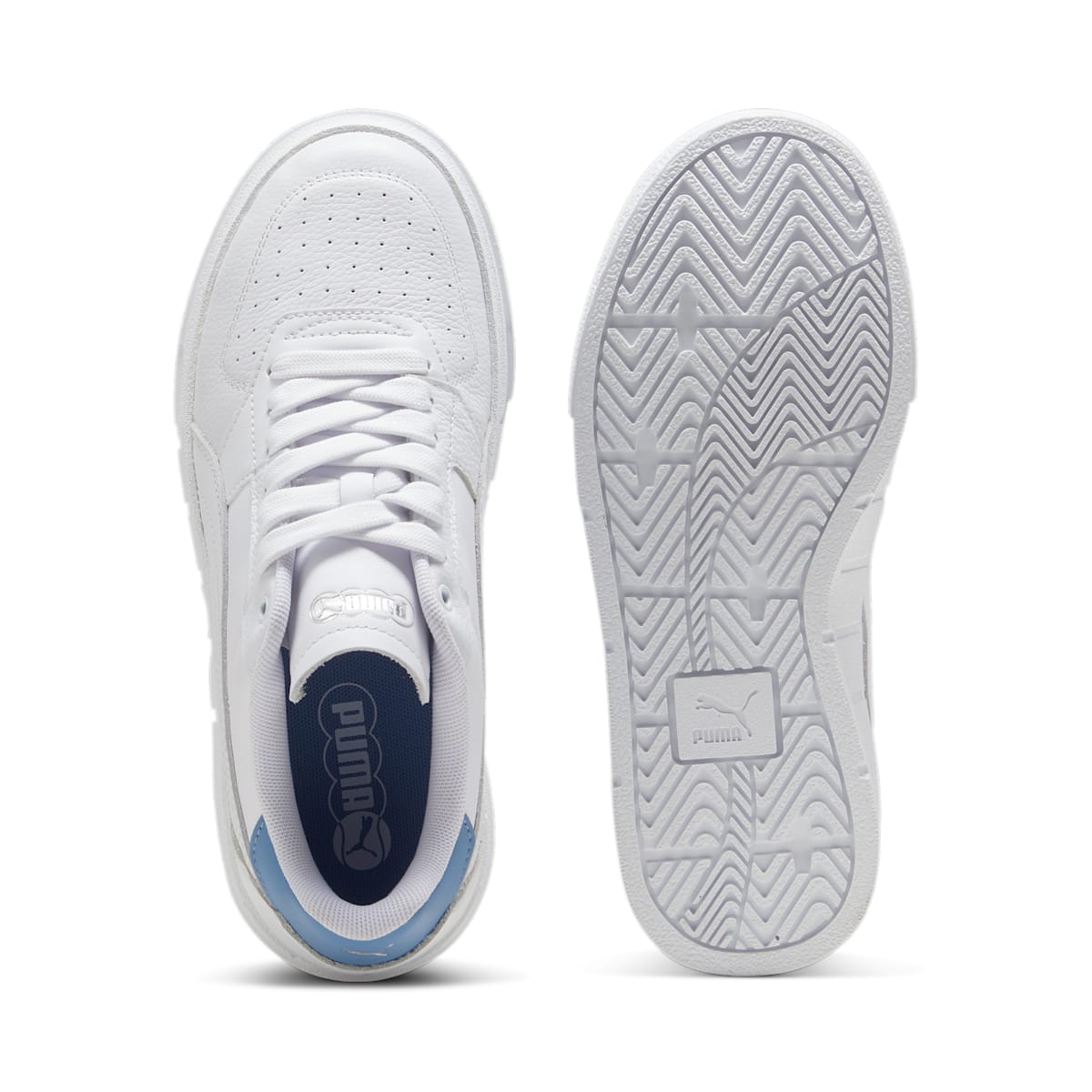 (WMNS) PUMA Cali Court Leather 'White Zen Blue' 393802-11
