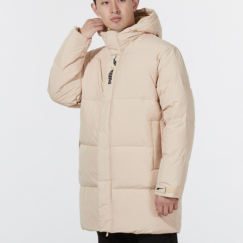 PUMA Windproof Down Warm Jacket 'Beige' 532916-20