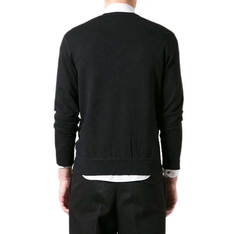 Men's Alexander McQueen SS21 Skeleton Printing Long Sleeves Black Red 354417-QDZ53-0901