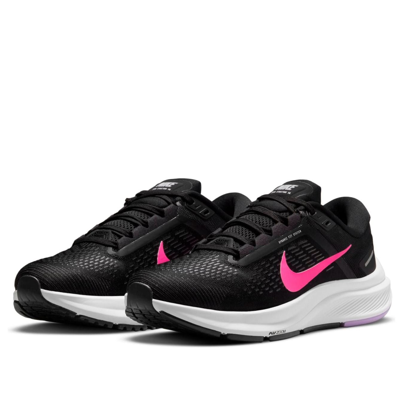 (WMNS) Nike Air Zoom Structure 24 'Black Hyper Pink' DA8570-002