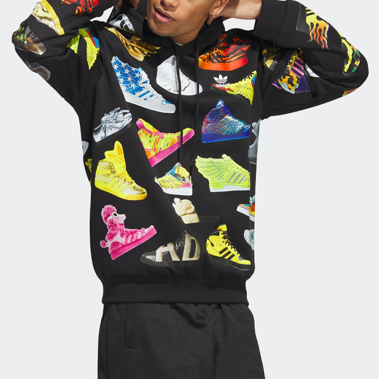 adidas Jeremy Scott Archive Hoodie 'Black' IA0097