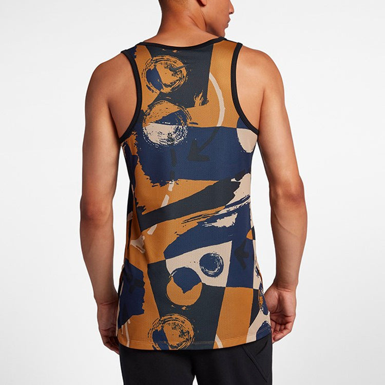 Nike KD Durant Men's Basketball Sports Casual Vest Men's Blue/Yellow 926265-410