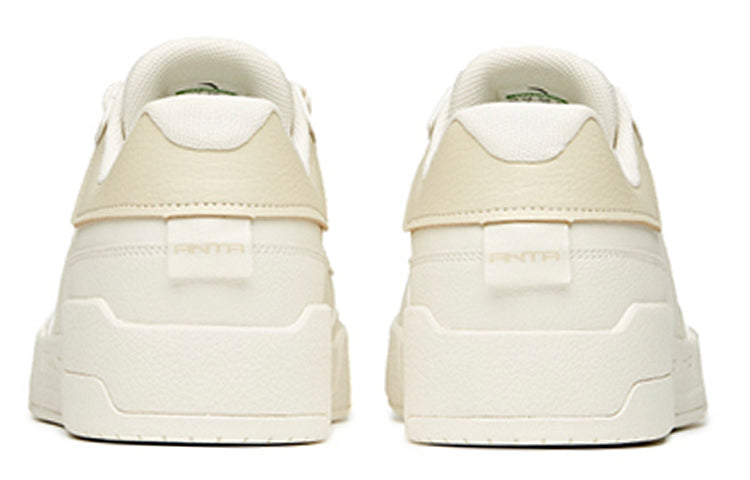 ANTA Skateboarding Shoes 'White Yellow' 912118081-2