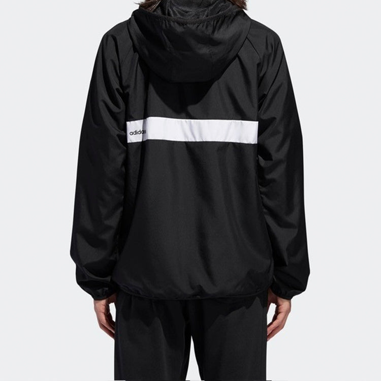 adidas originals Casual Sports Windproof Woven Jacket Black DH3872