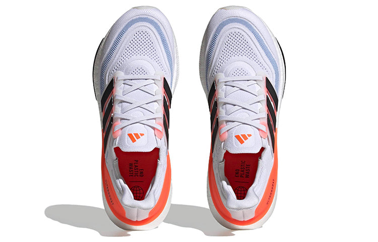 adidas Ultra Boost Light White Black Solar Red HQ6351