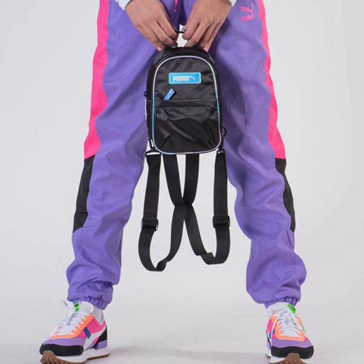 (WMNS) PUMA Prime Time Mini Backpack 'Black Blue' 076984-01
