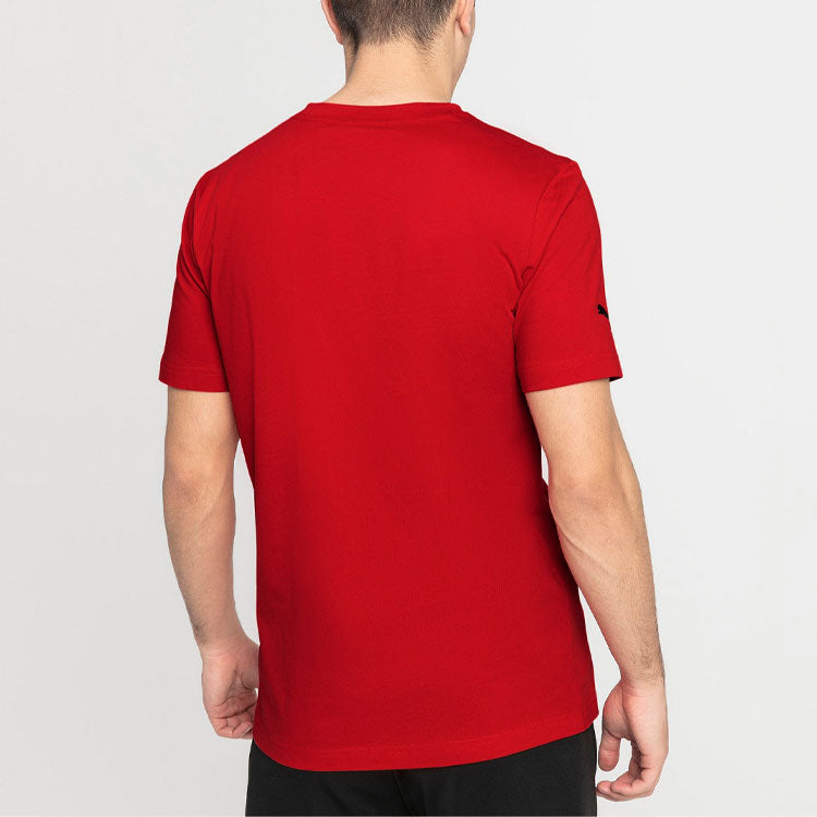 PUMA Scuderia Ferrari Big Shield T-Shirt 'Red Black' 595554-01