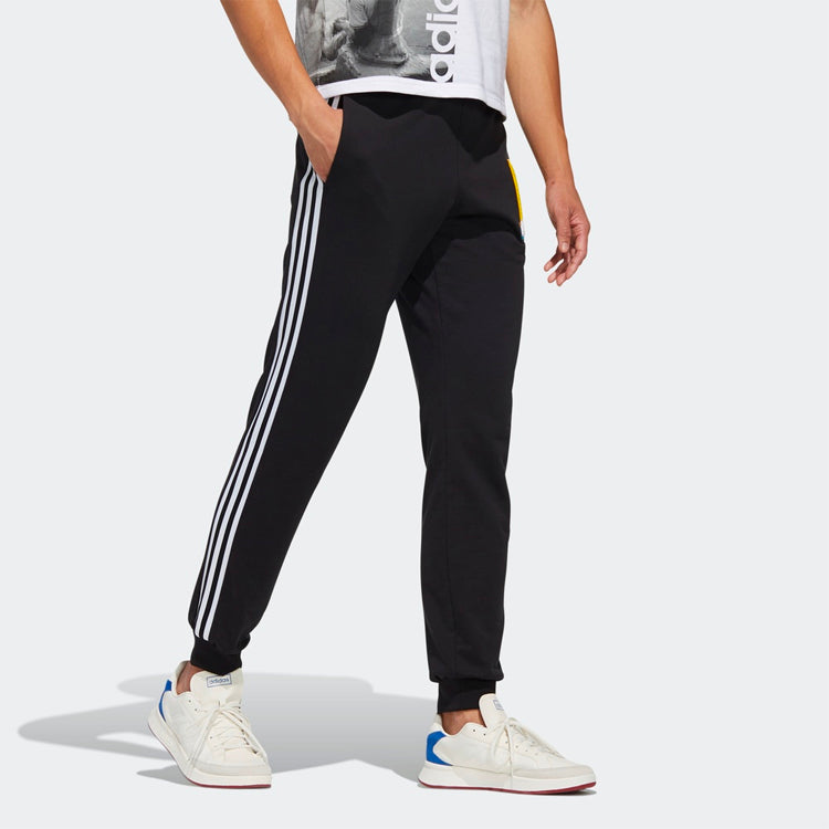 adidas neo Casual Lacing Sports Long Pants Black EI4752