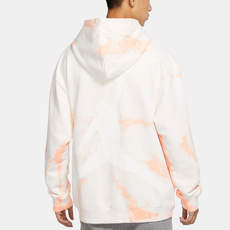 Men's Air Jordan Back Large Logo Printing Tie Dye Sports Sail White DR2647-134