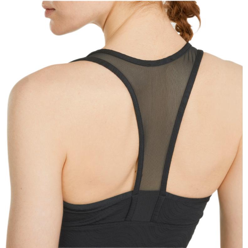 (WMNS) PUMA Mid Impact Flawless Sports Bra 'Black' 521549-01