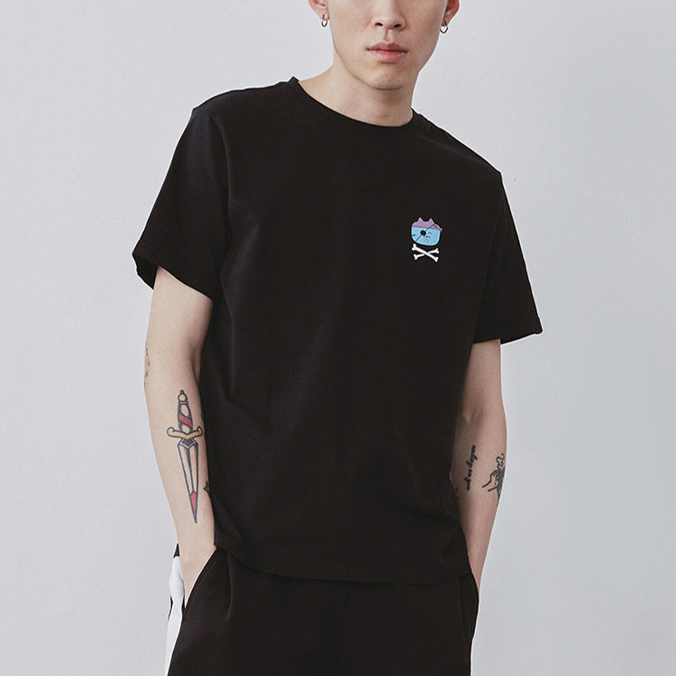 Men's Vans Asian Artist Crossover Series Pattern Printing Short Sleeve Black VN0A4RASBLK