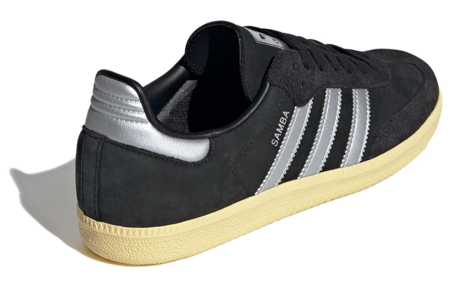 (WMNS) adidas Samba OG 'Black Matte Silver' IE8128
