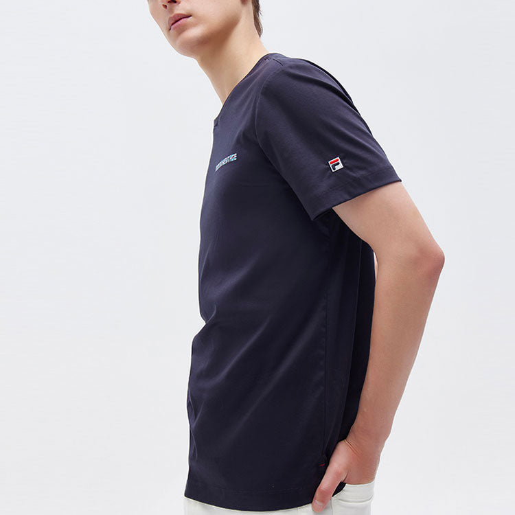 FILA Letter Printing Causual Ventilate Male Blue F11M121110F-NV