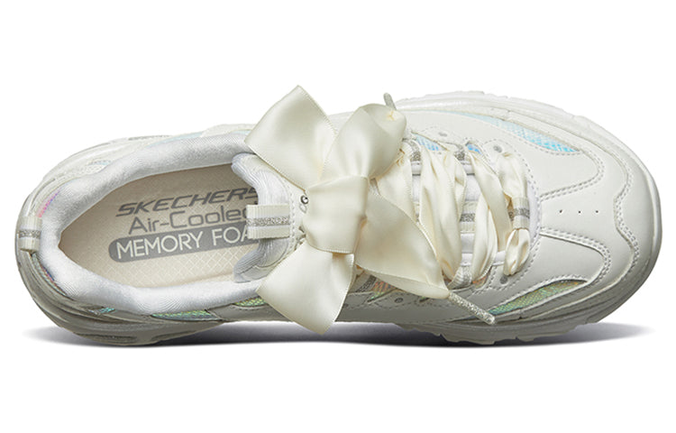 (WMNS) Skechers D lites 1.0 White 66666178-OFWT