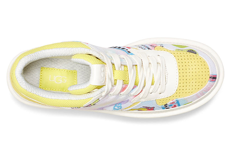 (WMNS) UGG Highland Sport Pop Angeles 'White Yellow' 1111052-MULT