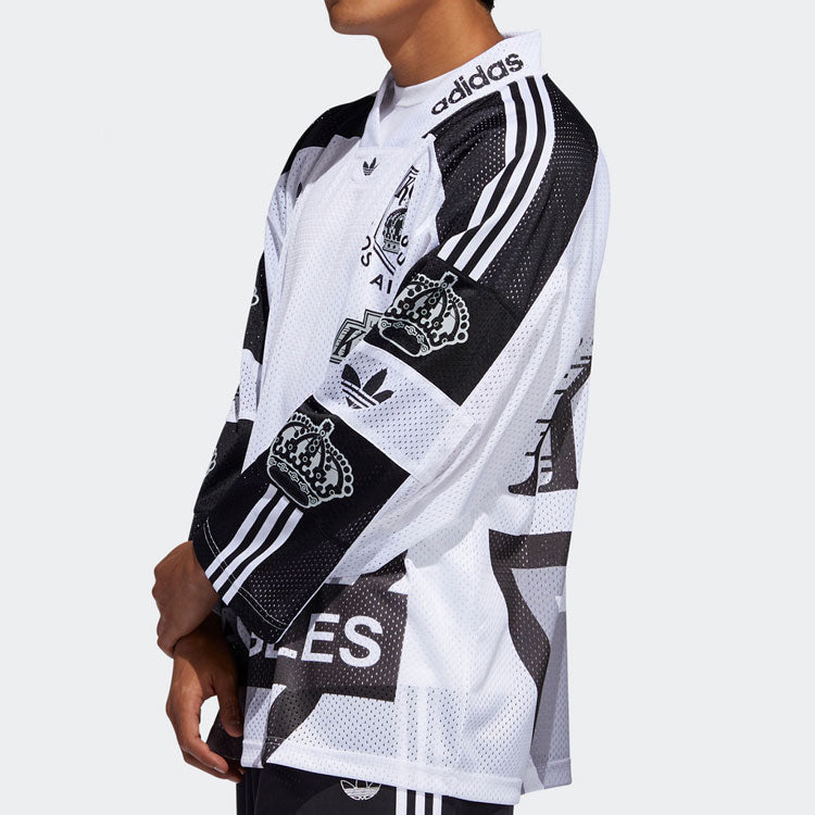 adidas BL LA JERSEY Long-Sleeve Men Black/White FM1558