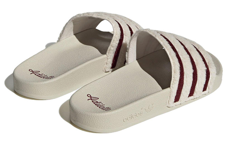 (WMNS) adidas Adilette Slide 'Aluminium Shadow Red' IE2014
