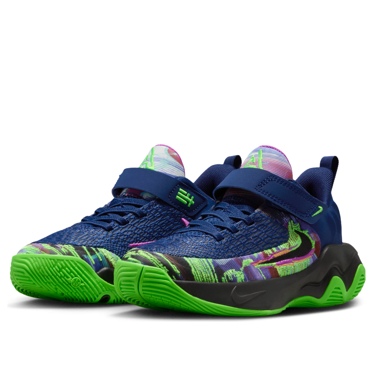 (PS) Nike Giannis Immortality 4 'Space Blue Impact Green Bright Purple Black' II0660-400