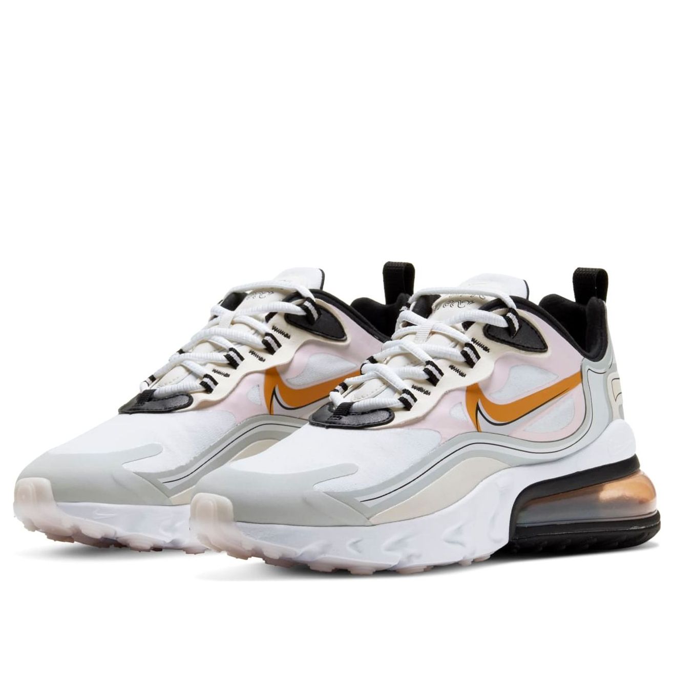 (WMNS) Nike Air Max 270 React 'White Gold' CK4126-001