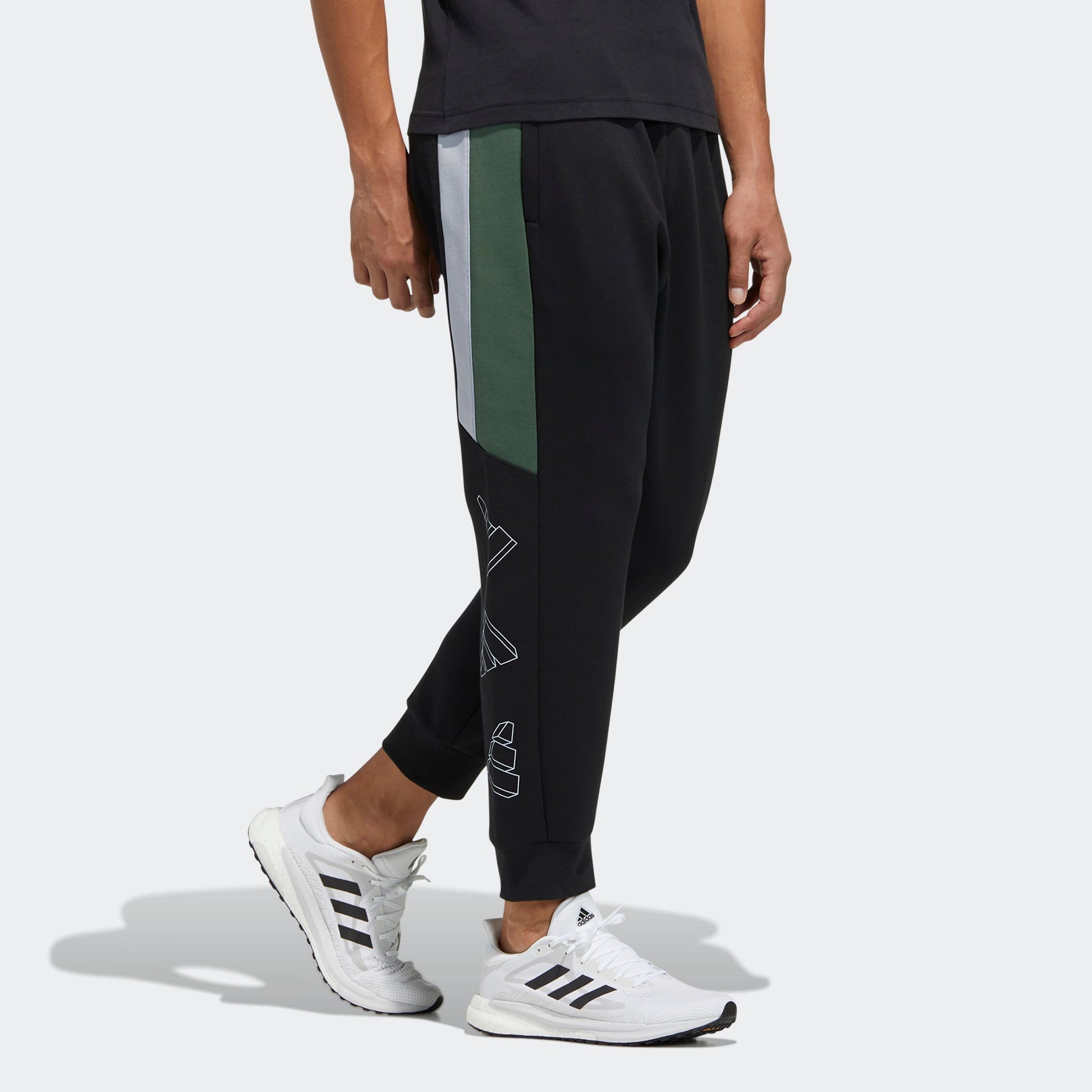 adidas Ub Pnt Dk Deco Colorblock Sports Bundle Feet Pants Black GP0914