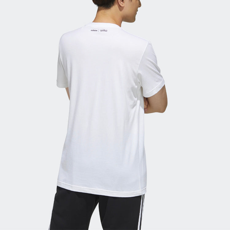 adidas neo x POKEMON Crossover Small Cotton Short Sleeve White FM6030