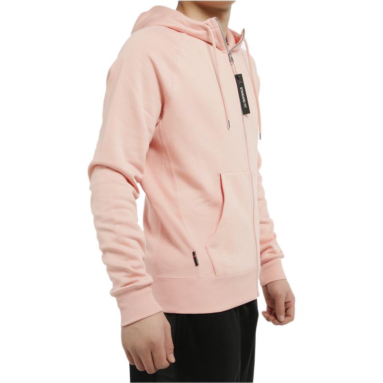 Men's Air Jordan Solid Color Zipper Hooded Jacket Pink AV2961-623