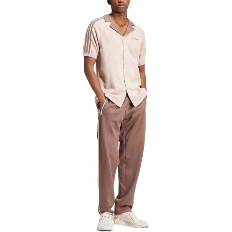adidas Originals Premium Knitted Tee Asia Sizing 'Pink' IS1414