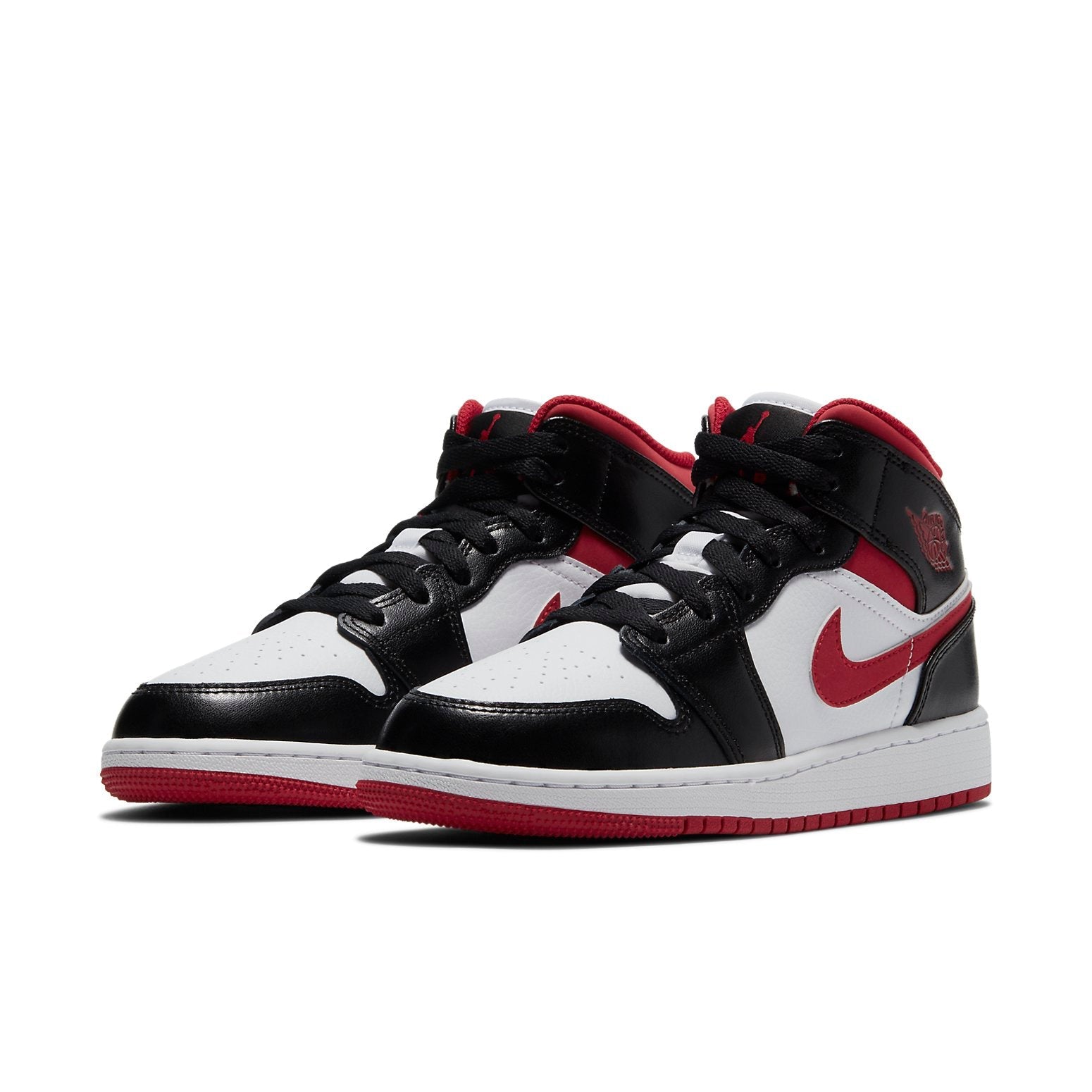 (GS) Air Jordan 1 Mid 'Black Gym Red White' DJ4695-122
