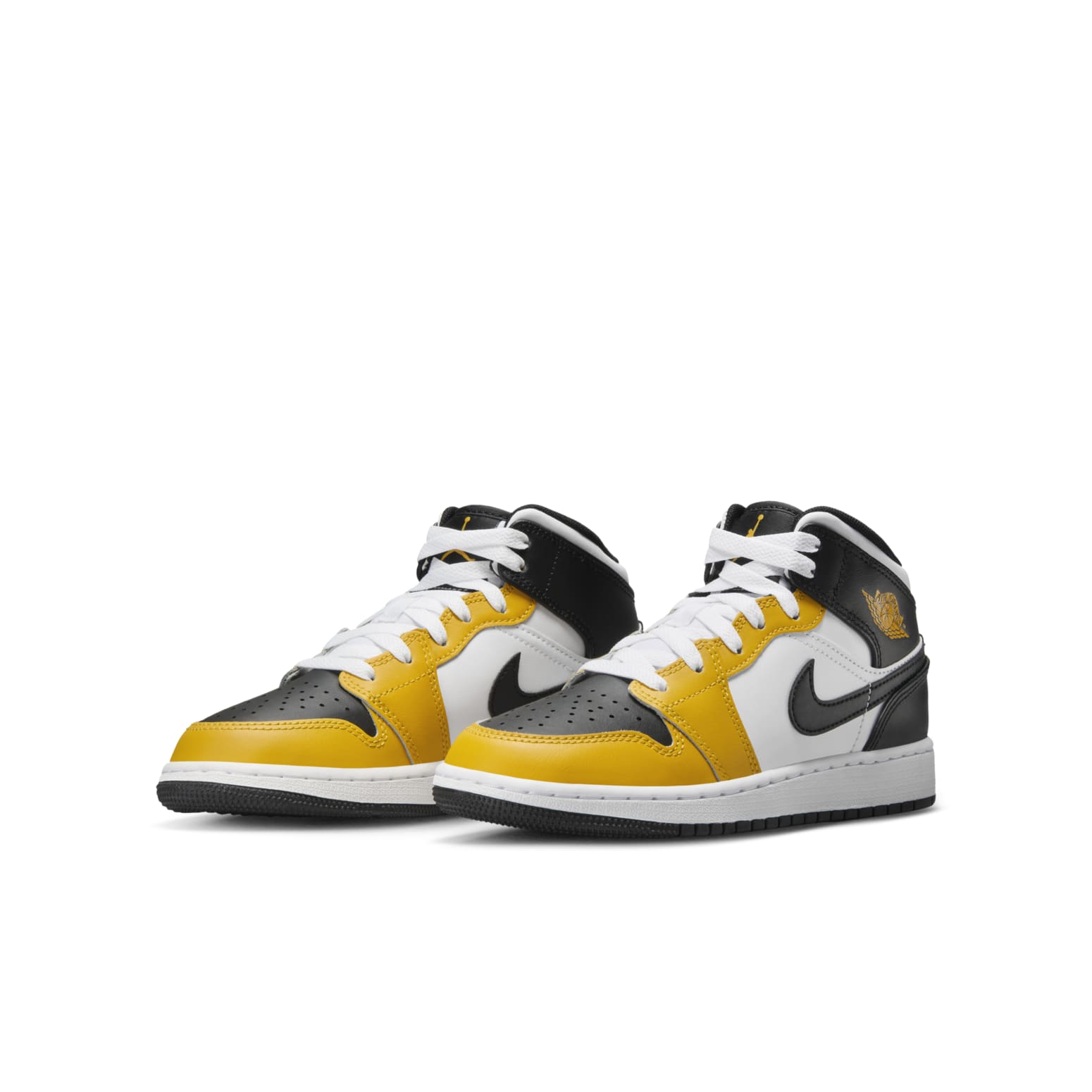 (GS) Air Jordan 1 Mid 'Yellow Ochre' DQ8423-701