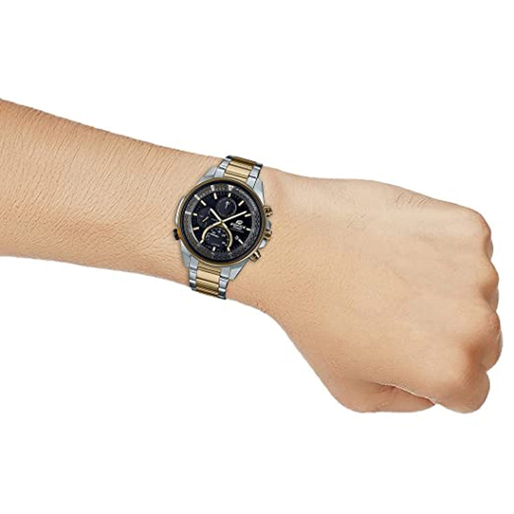 CASIO Analog 'Copper Silver' EFS-S590SG-1AV