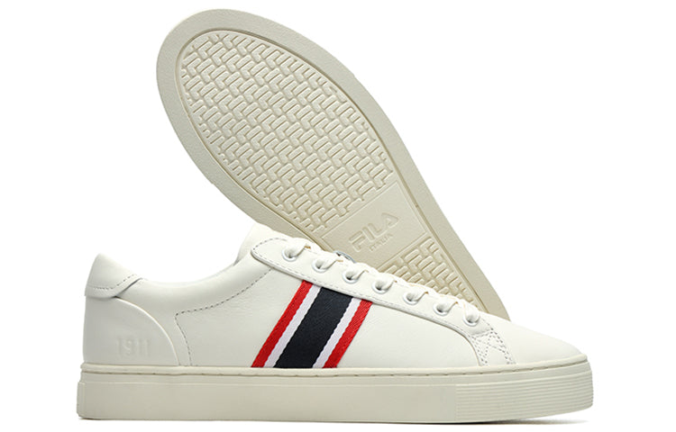 FILA 1911 Court Leather 'White Red Black' F12M211201FSW