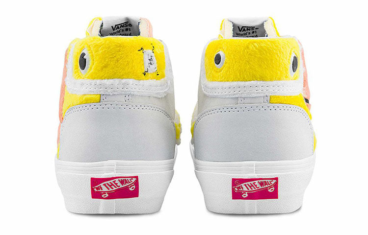 Vans Mid Zoo Skool Vlt Lx 'White Yellow' VN0A7Q4S91S