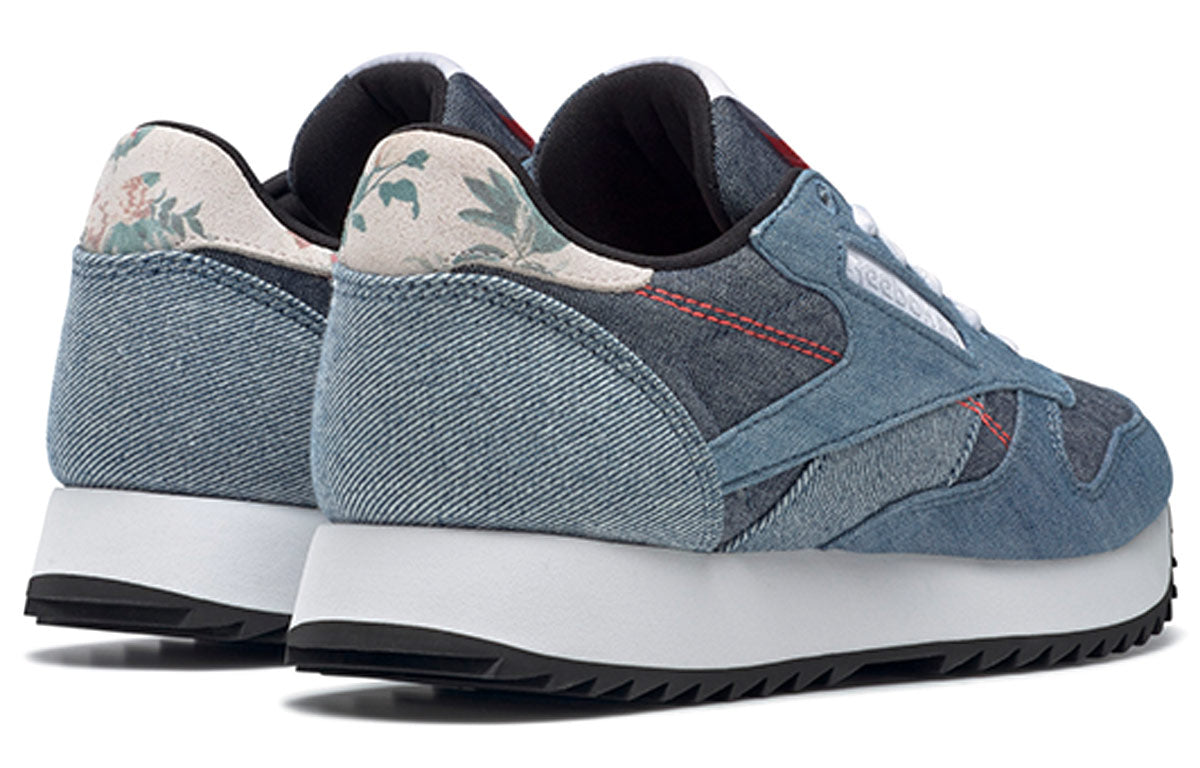 (WMNS) Reebok Classic Leather Double Shoes Blue FY5032