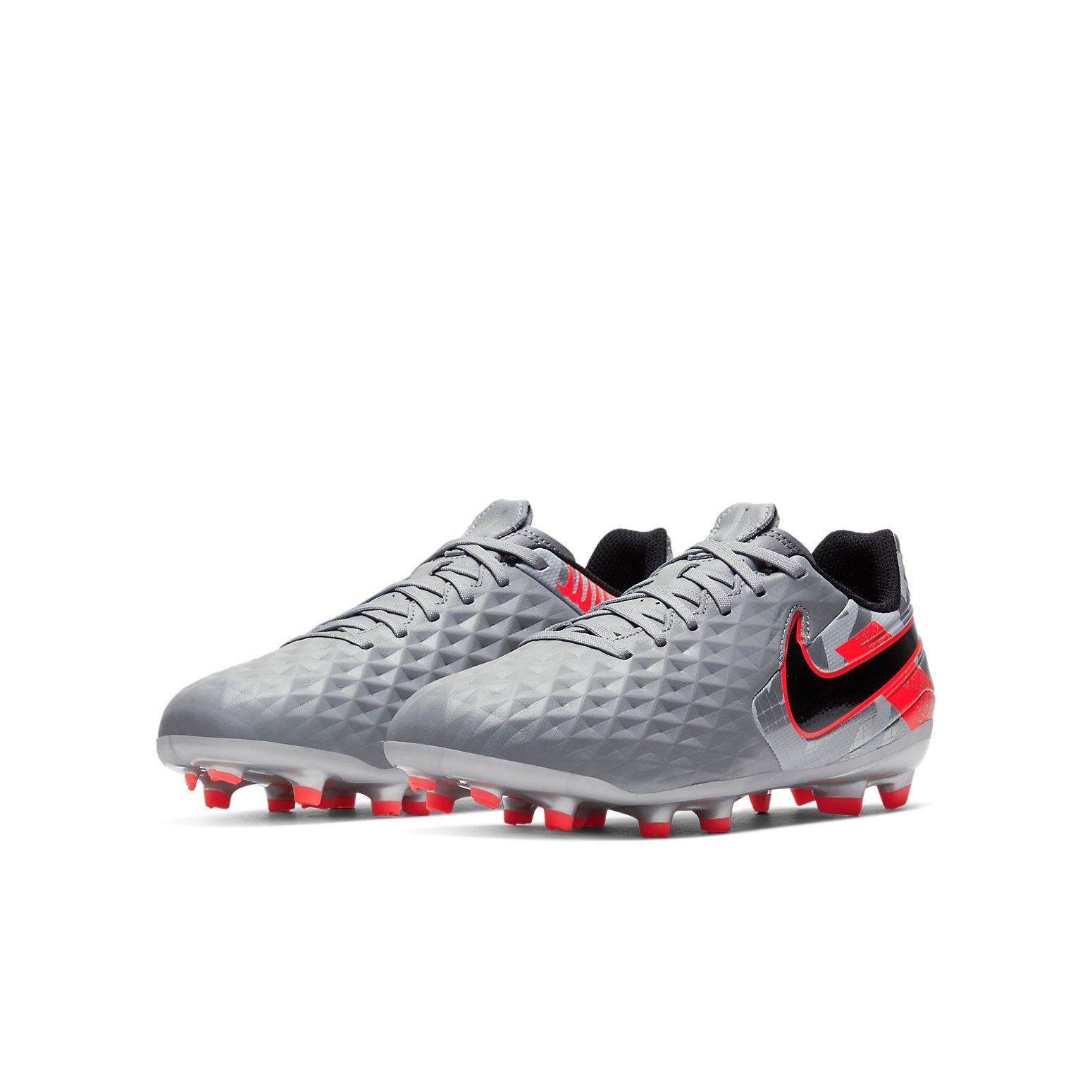 (GS) Nike Tiempo Legend 8 Academy MG 'Grey Black Red' AT5732-906