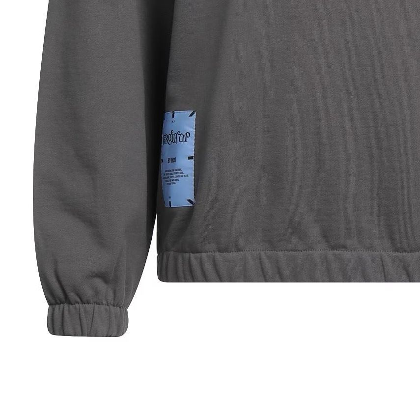 Alexander McQueen Happy Earth Happy Being Slogan Long Sleeves T-Shirt 'Grey' 669496-RST55-2007